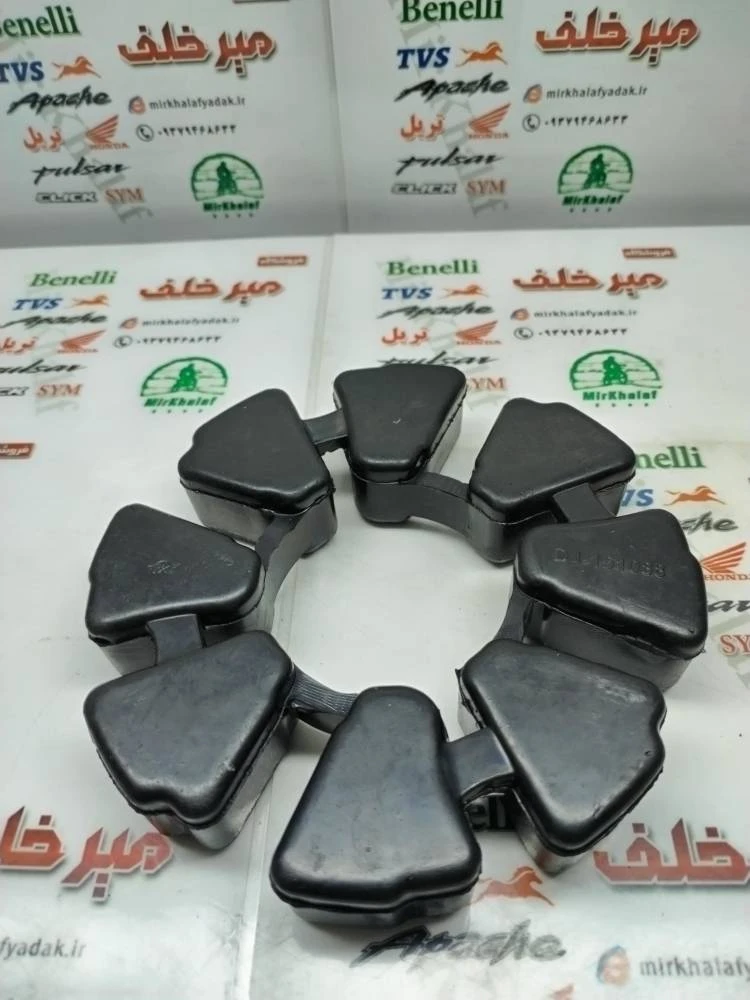 لاستیک (بوش) توپی چرخ عقب موتور پالس 180 200 220 و باکسر (بوکسر) 150 و ns 150 ان اس و ls 135 ال اس و بنلی 150 قدیم هندی
