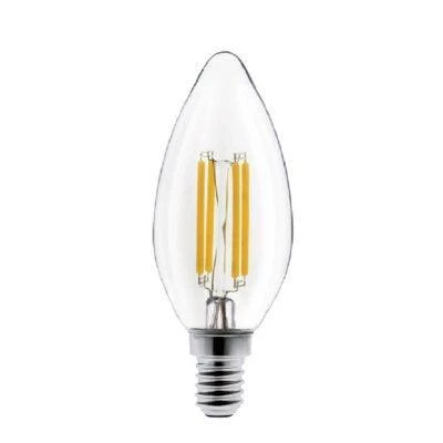 لامپ LED شمعی 4 وات فیلامنتی رویالوکس پایه E14 برند پارس شعاع توس
