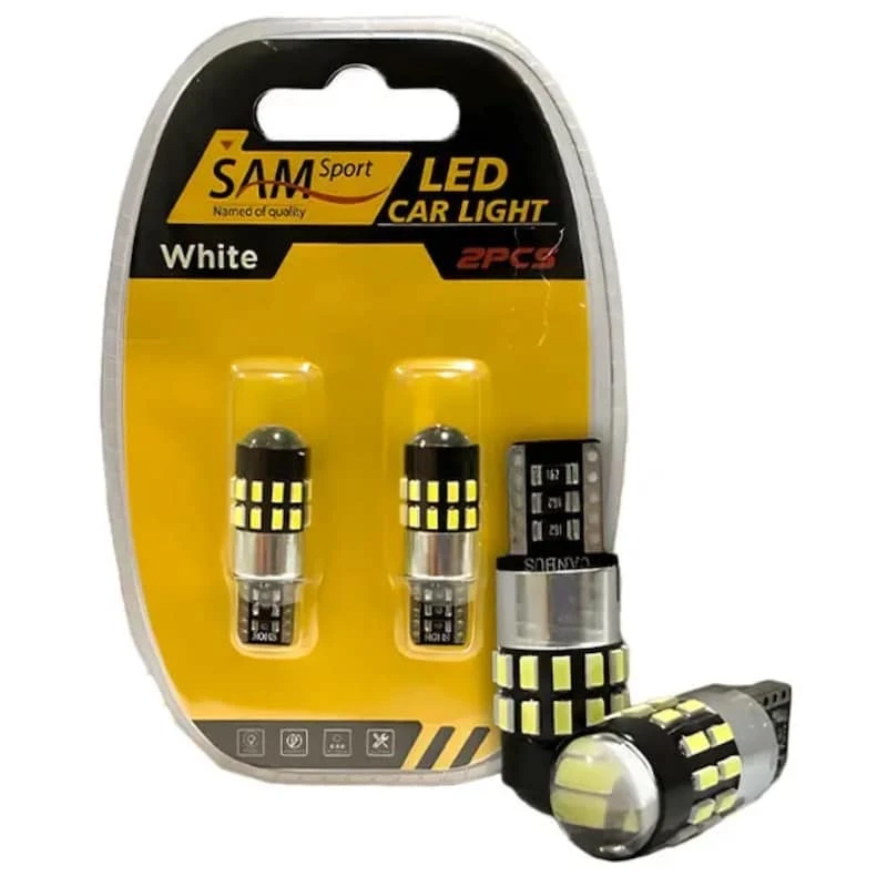 لامپ SMD عدسی‌دار ۳۰ تایی کنباس‌دار SAM