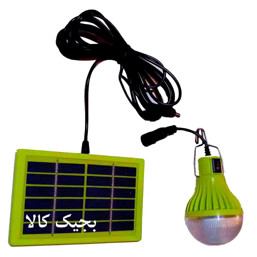 لامپ آویز خورشیدی 5w پنل جدا GD-1212 مناسب همه جا