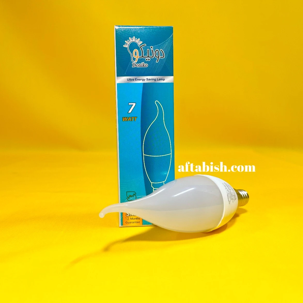لامپ اشکی شمعی لوستری۷ وات دونیکو با سرپیچ E14 آفتابی/مهتابی
