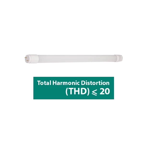لامپ ال‌ ای‌ دی فلورسنتی یک طرفه 9 وات مشخصه THD کمتر از %20 پارس شهاب (آفتابی)