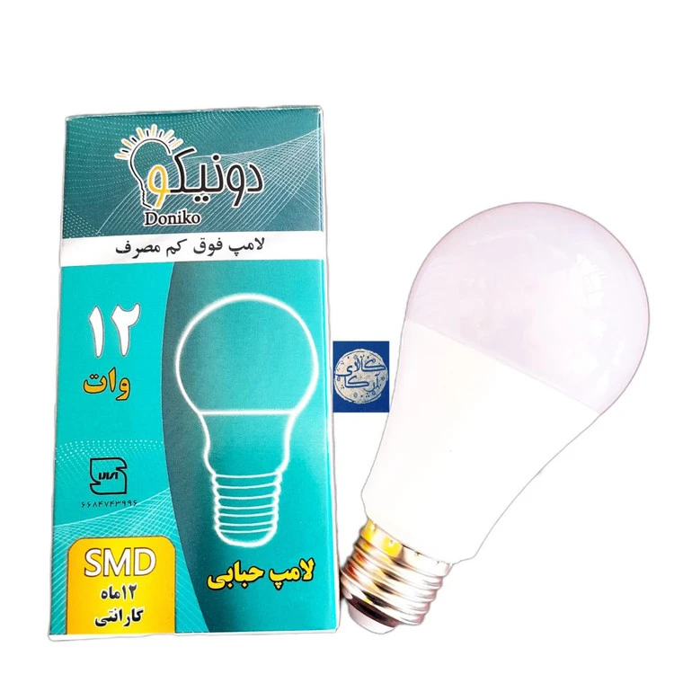 لامپ ال ای دی ۱۲ وات دونیکو E27