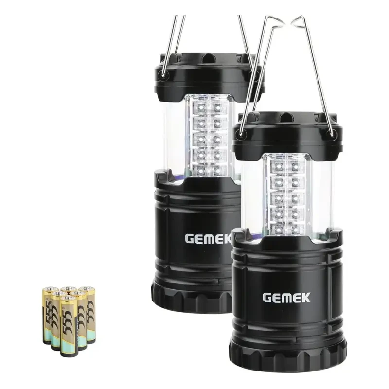 لامپ فانوسی کمپینگ GEMEK دو عددی