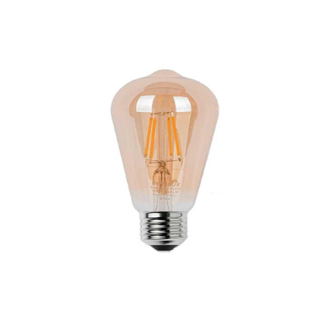 لامپ ۶ وات ST64 LED فیلامنتی رویالوکس پایه E27 برند پارس شعاع توس