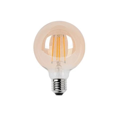 لامپ ۸ وات G95 LED فیلامنتی رویالوکس پایه E27 برند پارس شعاع توس