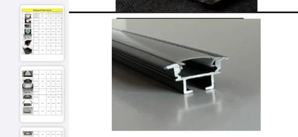 لاینر نوری یک متری توکار ۳۱mm مخصوص کار در گچ و رابیتس