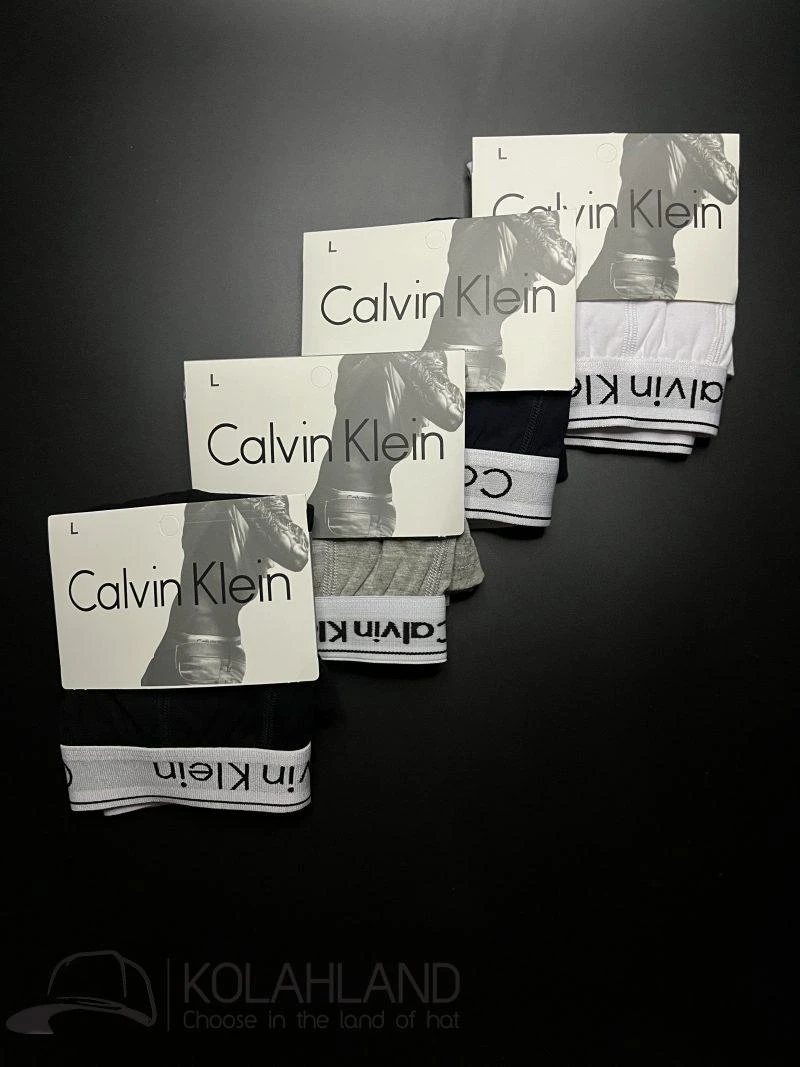 لباس زیر مردانه(شورت) Calvin Klein پک 4 عددی مشکی،سرمه ای،ملانژ،سفید
