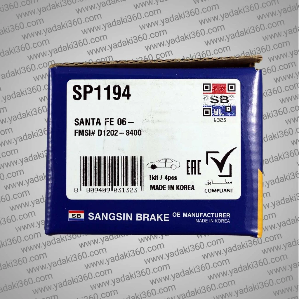 لنت ترمز جلو هیوندای سانتافه Hyundai Santa Fe های کیو HI-Q SP1194