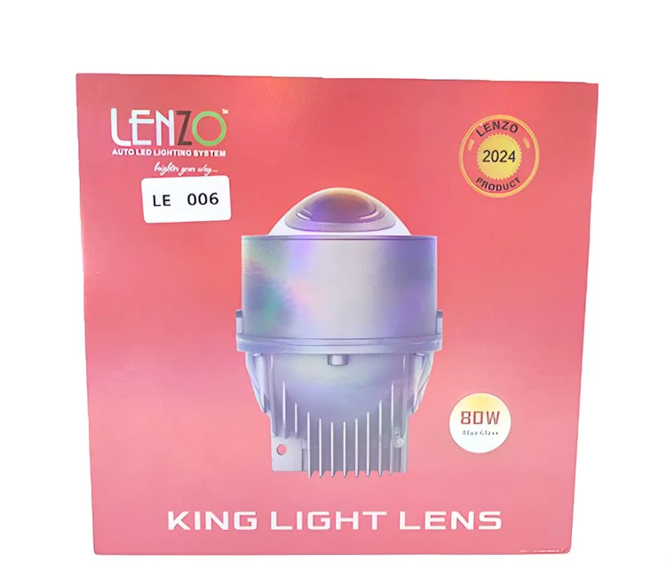 لنز اورجینال قوی پرژکتوری ۳ رنگ مدل ۰۰۶ لنزو Lenzo با گارانتی
