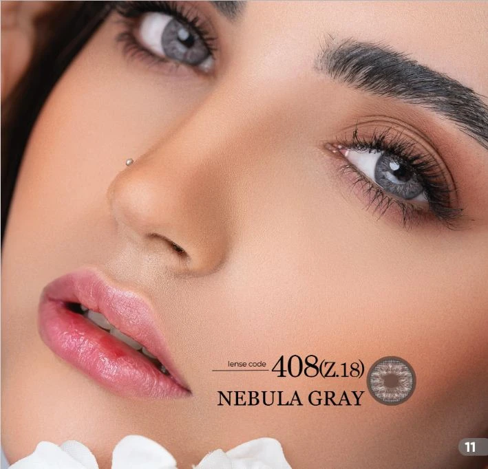 لنز رنگی فصلی زیروسون (ZeroSeven Lens \Nebula Gray) سحابی خاکستری Code 408