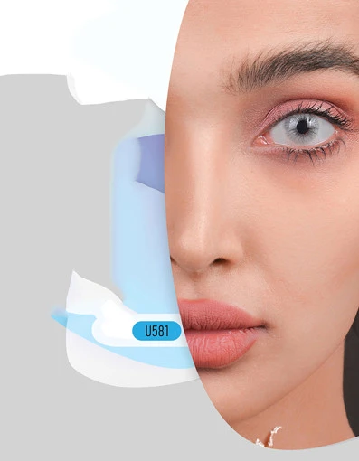 لنز رنگی کلیر ویژن U581