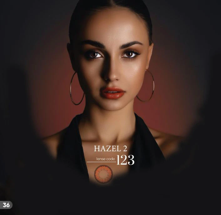لنز زیروسون طبی ZeroSeven (hazel2) کد123