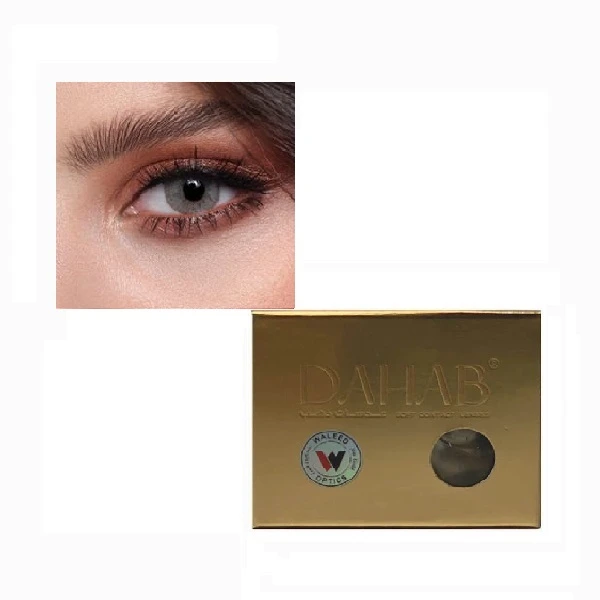 لنز چشم دهب (کارامل طوسی عسلی دور دار)(طبی کد 21)اورجینال100% caramel