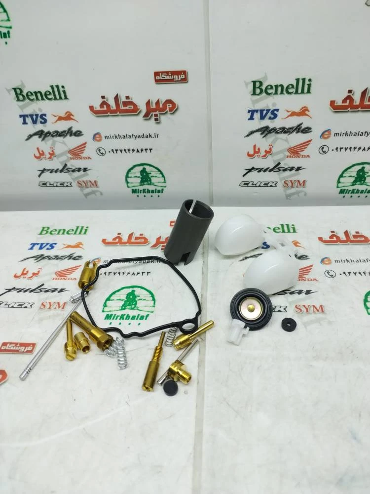 لوازم کاربرات موتور tvs راکس و نئو