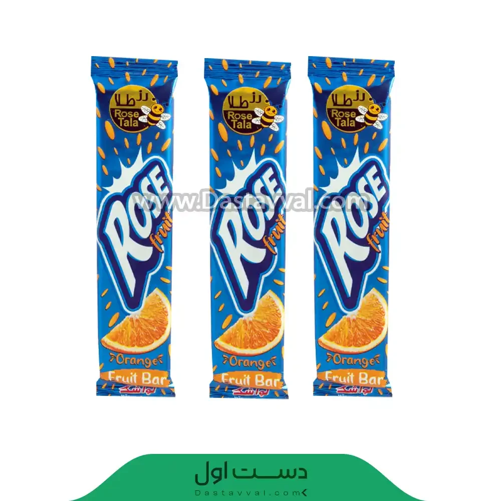 لواشک استیکی رزطلا مدل رز فروت طرح رانی