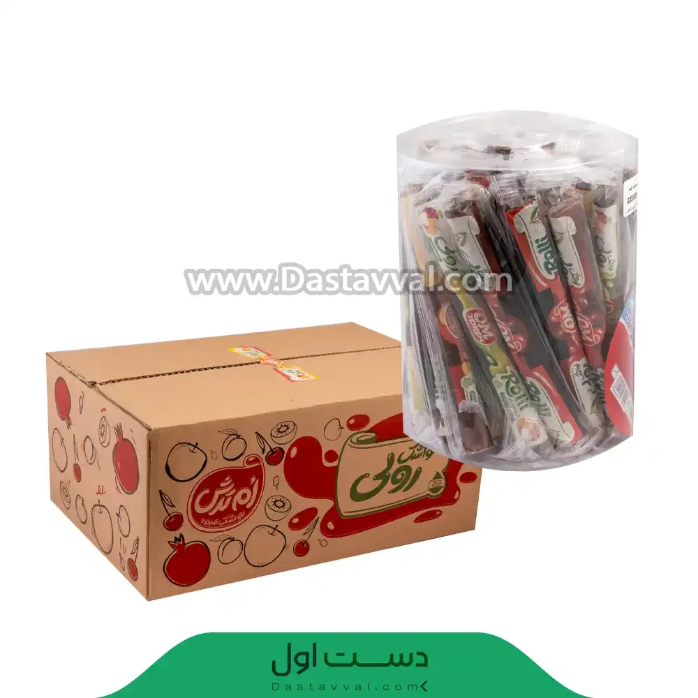 لواشک رولی کوچک – 6 بسته در کارتن
