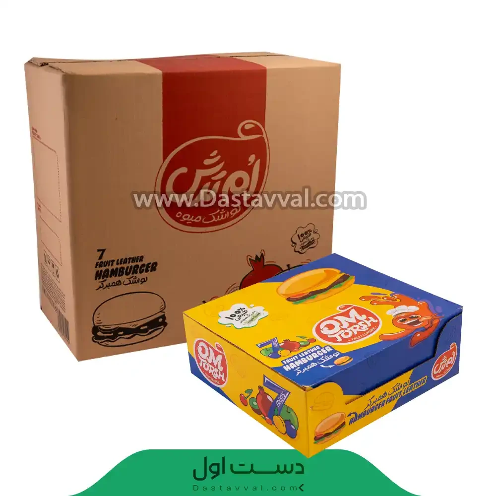 لواشک همبرگری – 10 بسته در کارتن