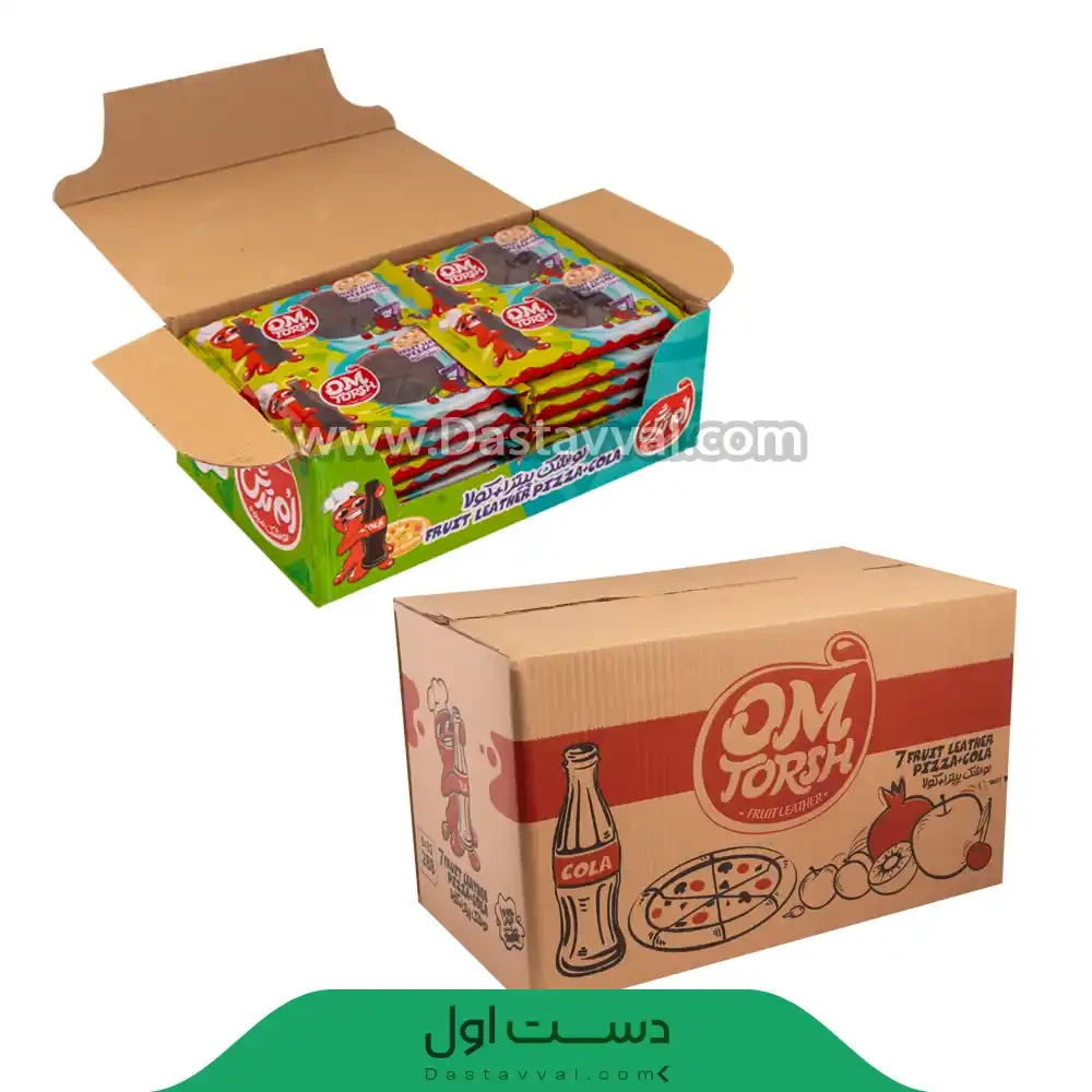 لواشک پیتزا کولا – 9 بسته در کارتن