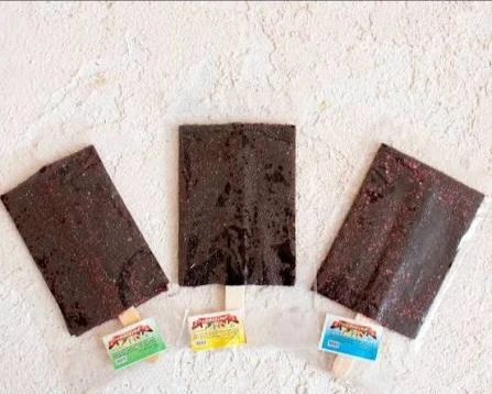 لواشک چوب بستنی شیره دار ترشک طلایی بسته 30 عددی