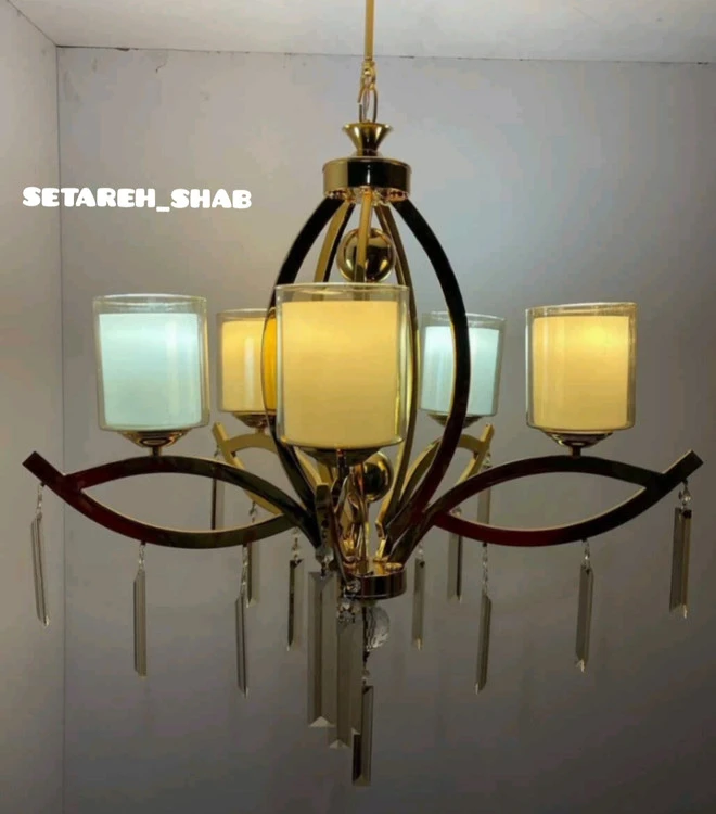 لوستر جدید پذایرایی طرح چشمی ستاره شب