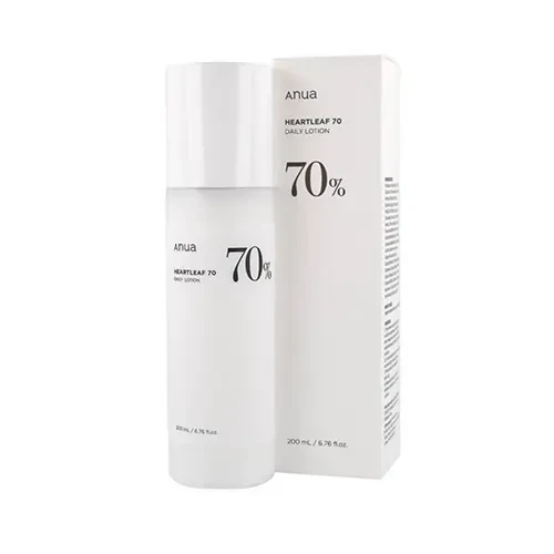 لوسیون آبرسان و تسکین دهنده آنوا 70% ANUA Heartleaf Daily Relief Lotion