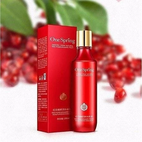لوسیون آبرسان و مرطوب کننده انار قرمز وان اسپرینگ one spring