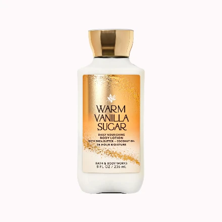 لوسیون بدن بث اند بادی مدل Warm Vanilla Sugar