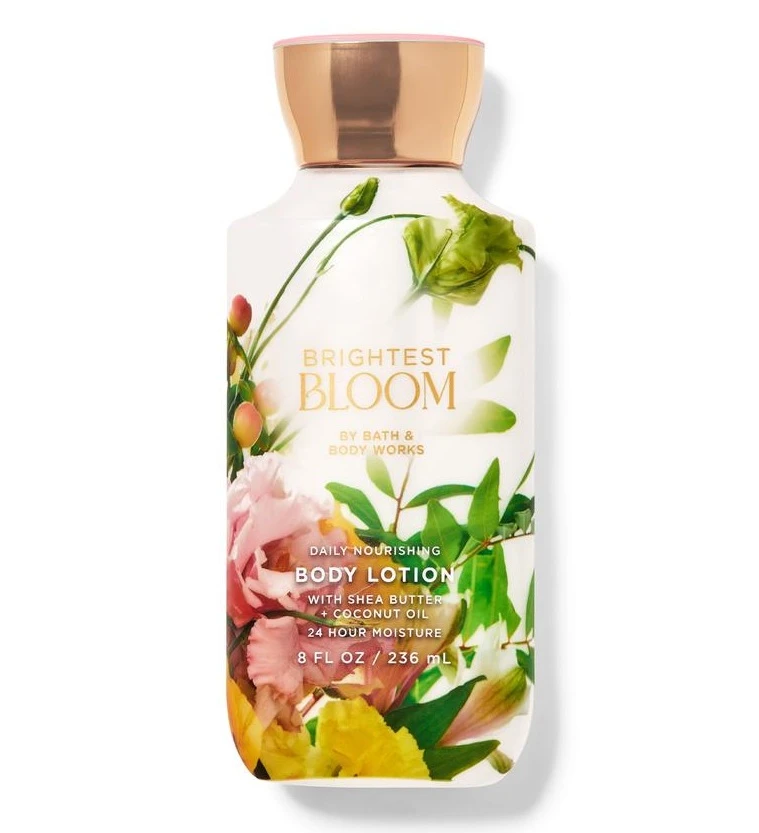 لوسیون بدن بث اند بادی وورکس Bath and Body Works رایحه Brightest Bloom حجم 236 میل اصل و اورجینال