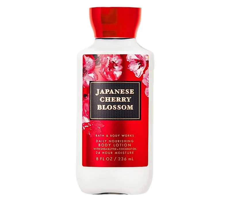 لوسیون بدن بث اند بادی وورکس Bath and Body Works رایحه Japanese Cherry Blossom حجم 236 میل اصل و اورجینال