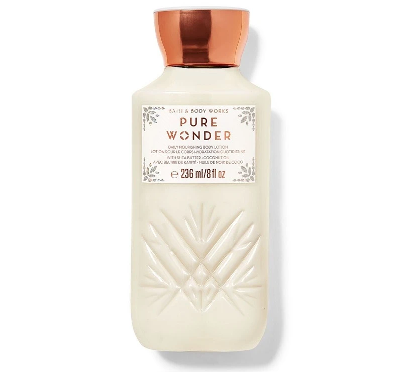لوسیون بدن بث اند بادی وورکس Bath and Body Works رایحه Pure Wonder حجم 236 میل اصل و اورجینال