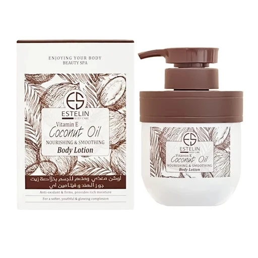 لوسیون بدن روغن نارگیل استیلن Estelin حجم 300ml