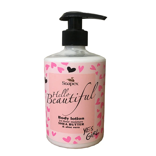لوسیون بدن سوپکس مدل Shea butter & Aloe vera حجم ۳۵۰ میلی لیتر