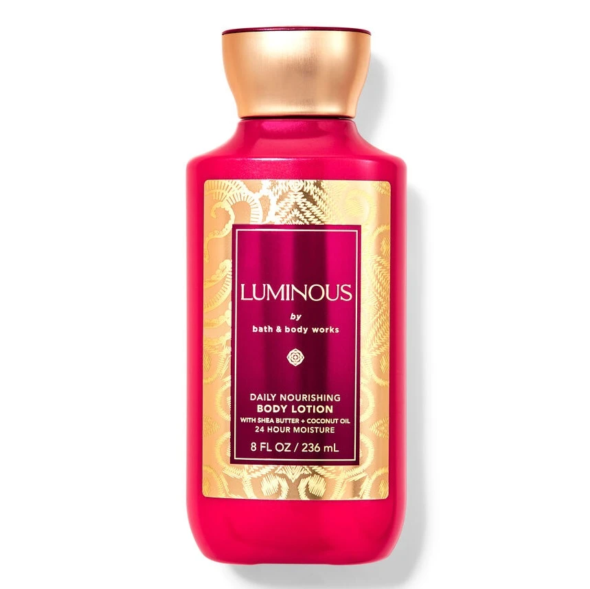 لوسیون بدن معطر بث اند بادی وورکس Bath and Body Works رایحه Luminous حجم 236 میل اصل واورجینال