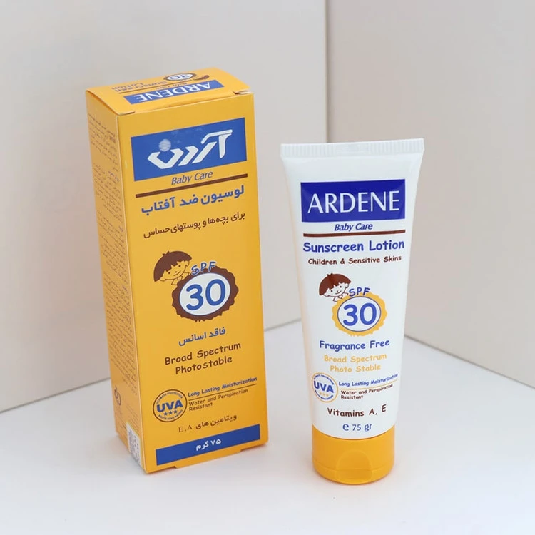 لوسیون ضد آفتاب SPF30 کودک آردن 75گرم کد ۹۱۰۵۱