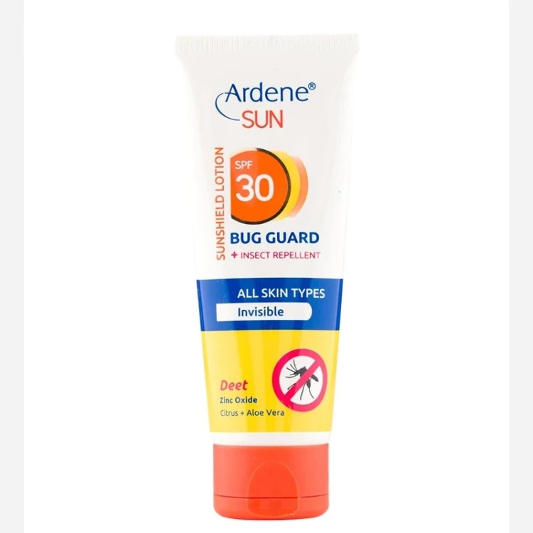 لوسیون ضد آفتاب آردن SPF30 با خاصیت دافع حشرات حجم 75 میلی لیتر