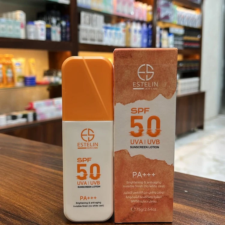 لوسیون ضد آفتاب روشن‌کننده و ضد پیری پوست SPF 50