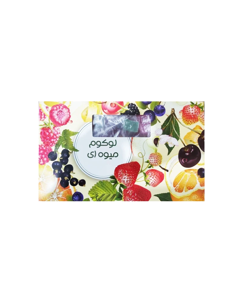 لوکوم میوه ای بیز ۴۵۰ گرمی اصل – راحت الحلقوم میوه ای نرم و خوشمزه