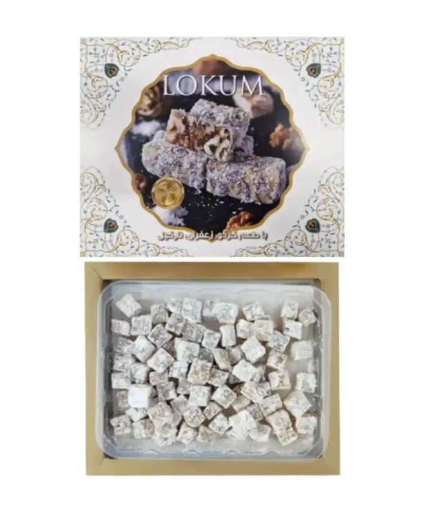 لوکوم گردویی ۴۵۰ گرمی