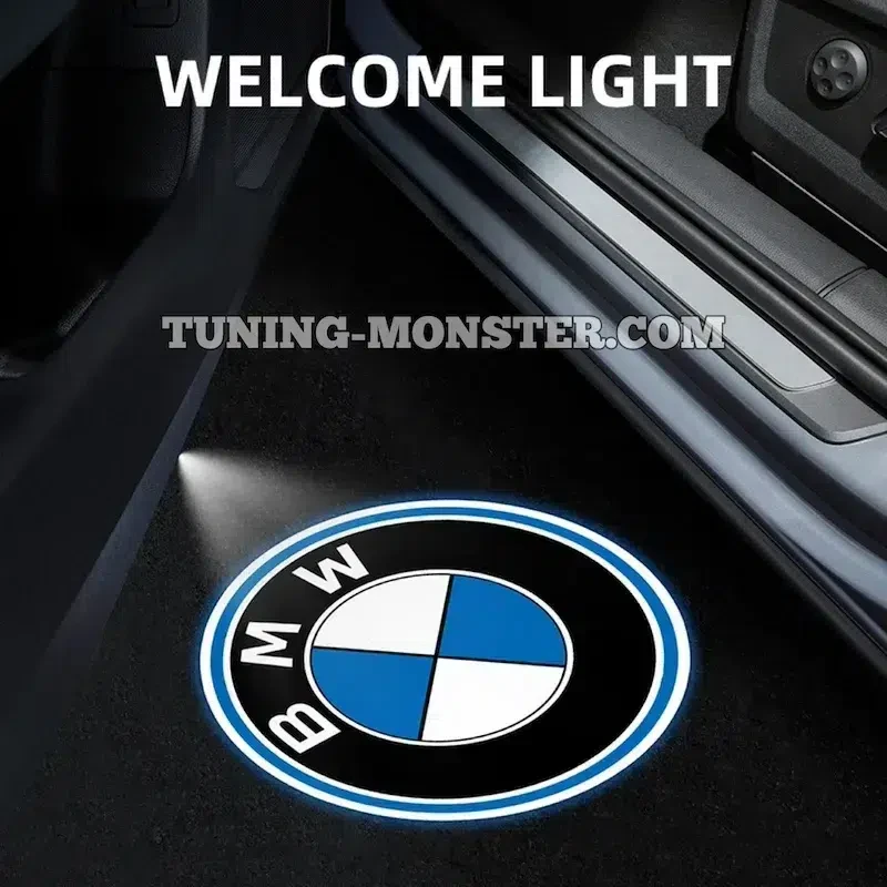 لوگو زیر درب ولکام لایت فابریک BMW