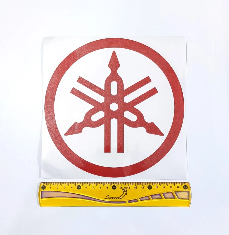 لوگو موتورسیکلت یاماها 20 cm (قرمز)