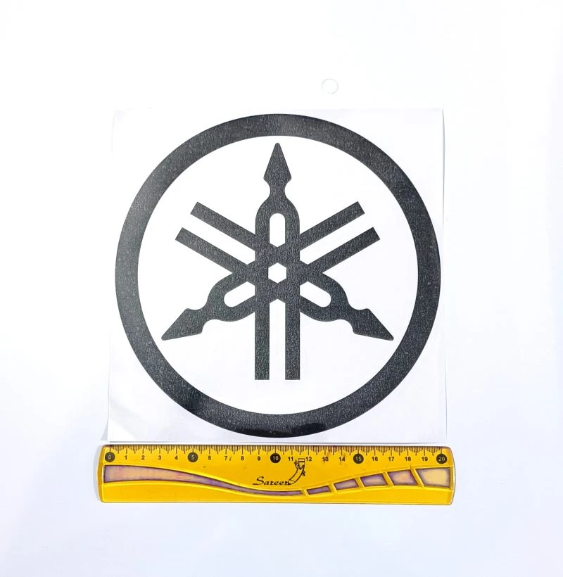 لوگو موتورسیکلت یاماها 20 cm (مشکی)