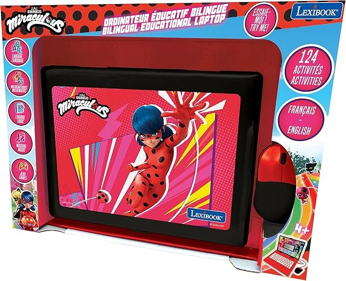 لپ‌تاپ دختر کفشدوزکی LEXiBOOK Miraculous