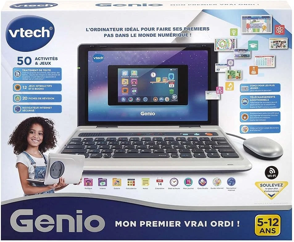 لپ تاپ مناسب کودکان VTech – Genio, Mon Premier Vrai Ordi