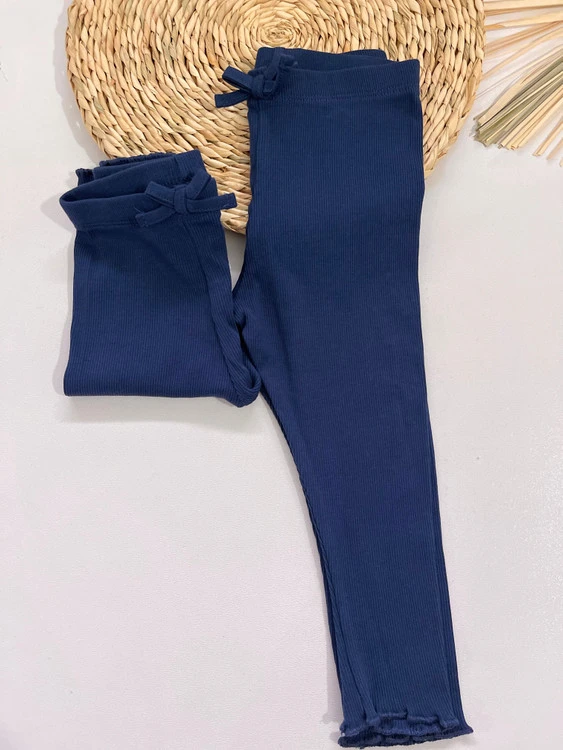 لگ کبریتی دخترانه رنگ سورمه ای برند M&S