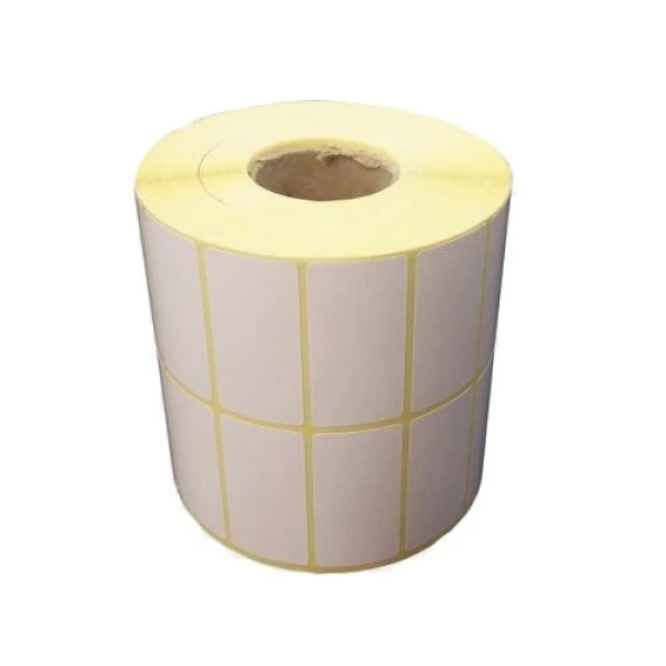 لیبل (برچسب) کاغذی دو ردیفه 50×25