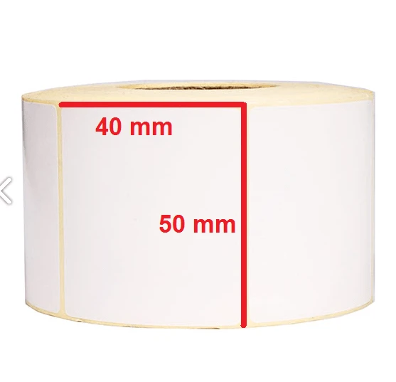 لیبل حرارتی تک ردیف 50*40
