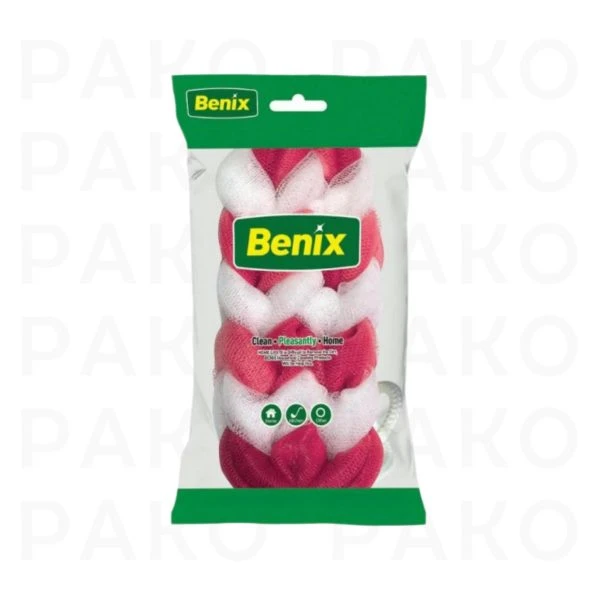 لیف حمام توری بلند دولایه بنیکس Benix