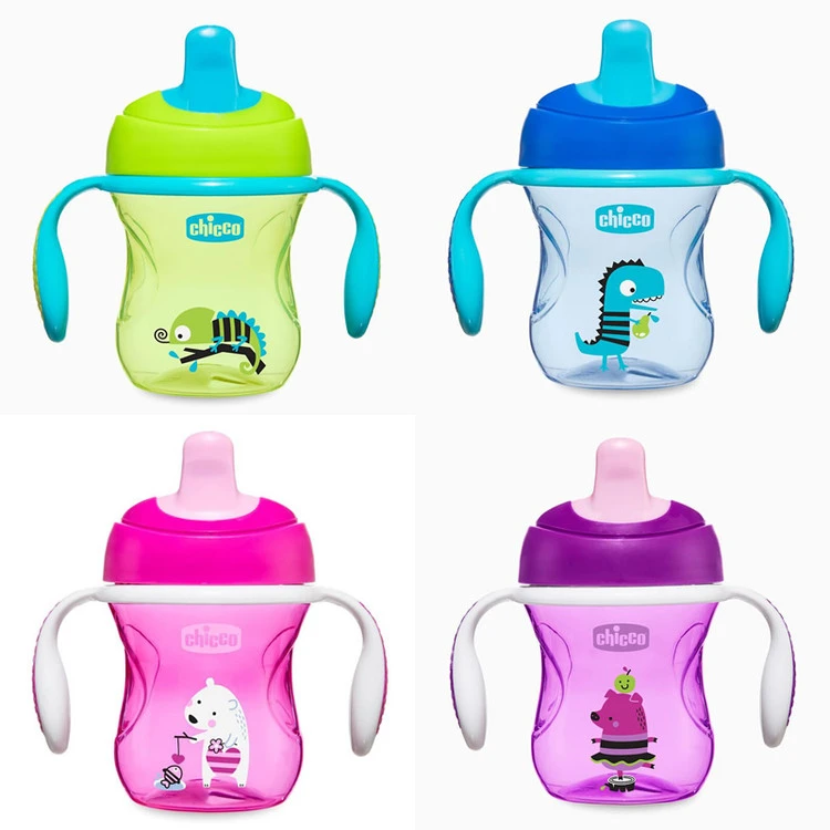 لیوان آبمیوه خوری کودک سوپاپ دار 200 میل چیکو +6ماه