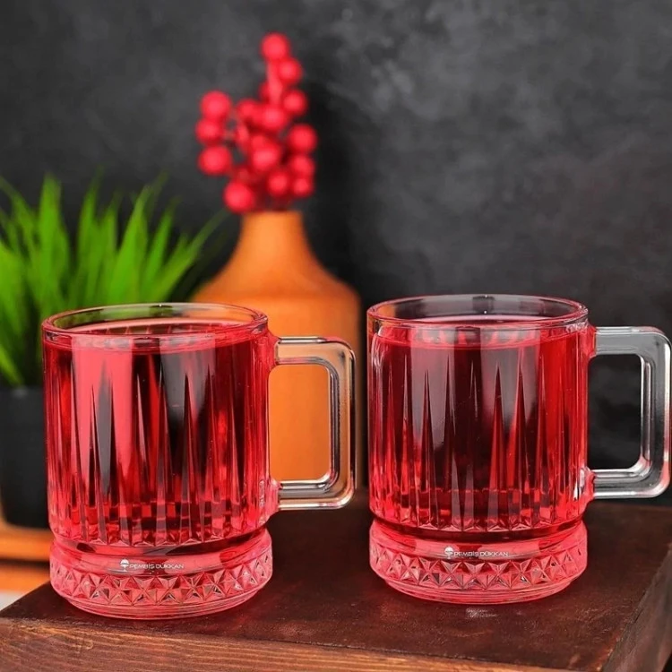 لیوان دسته دار طرح الیسا درسه سایز